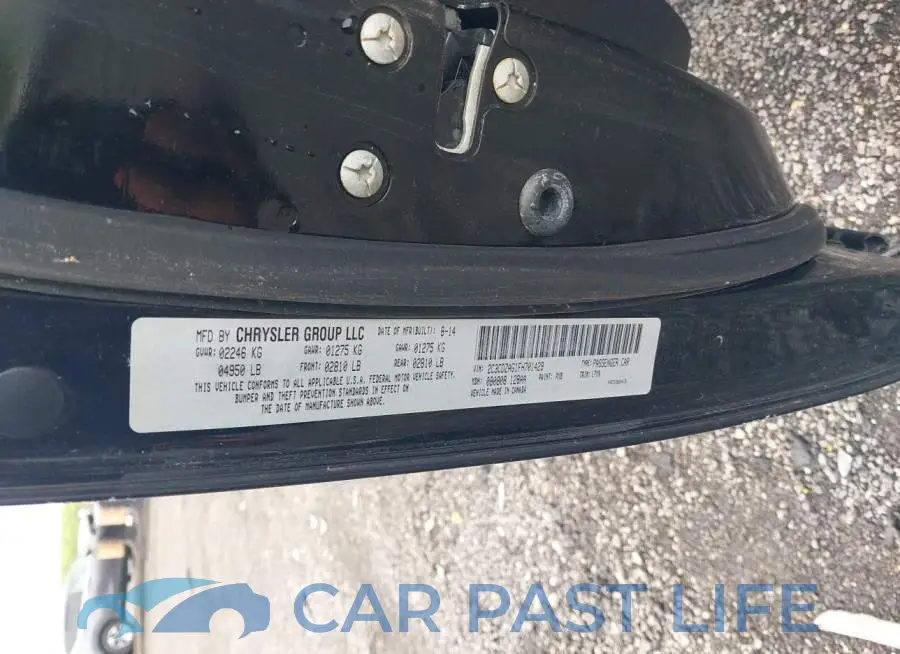 2C3CDZAG1FH701429# 9