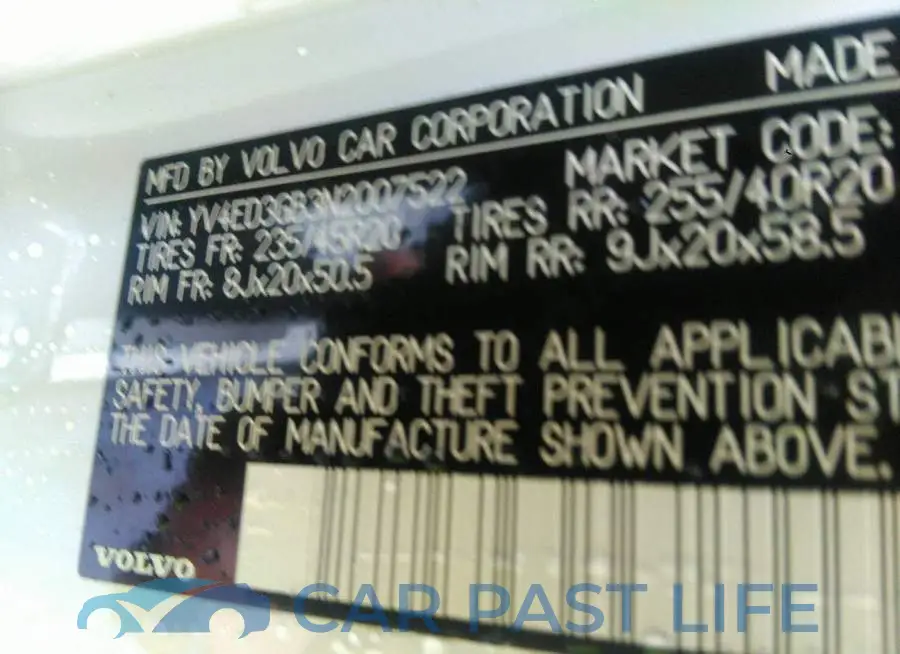 YV4ED3GB3N2007522# 9