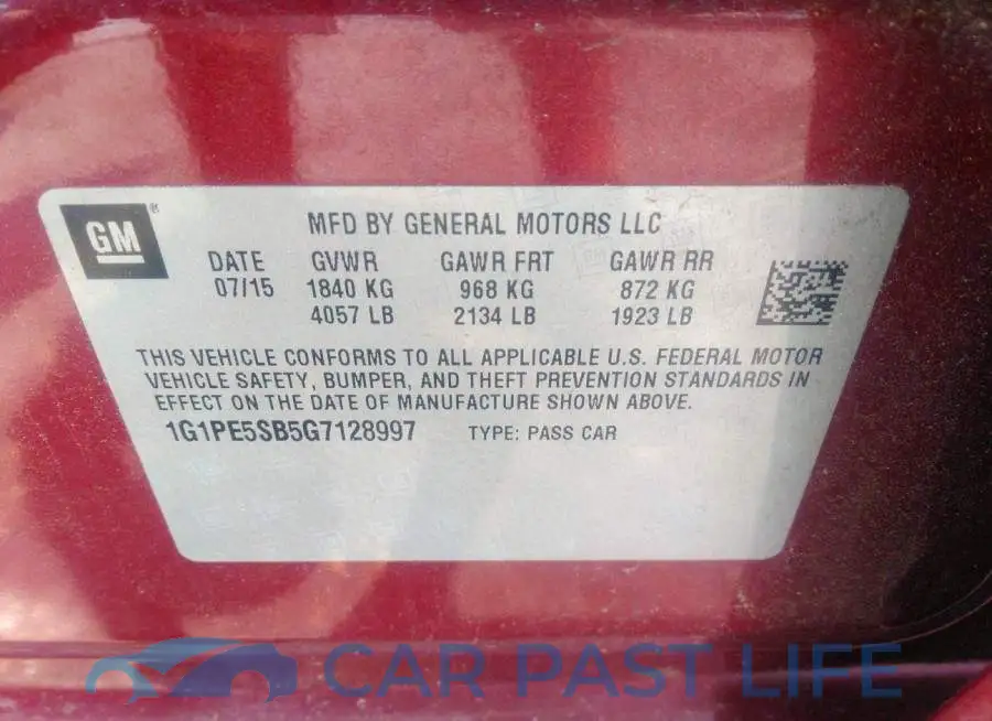 1G1PE5SB5G7128997# 9