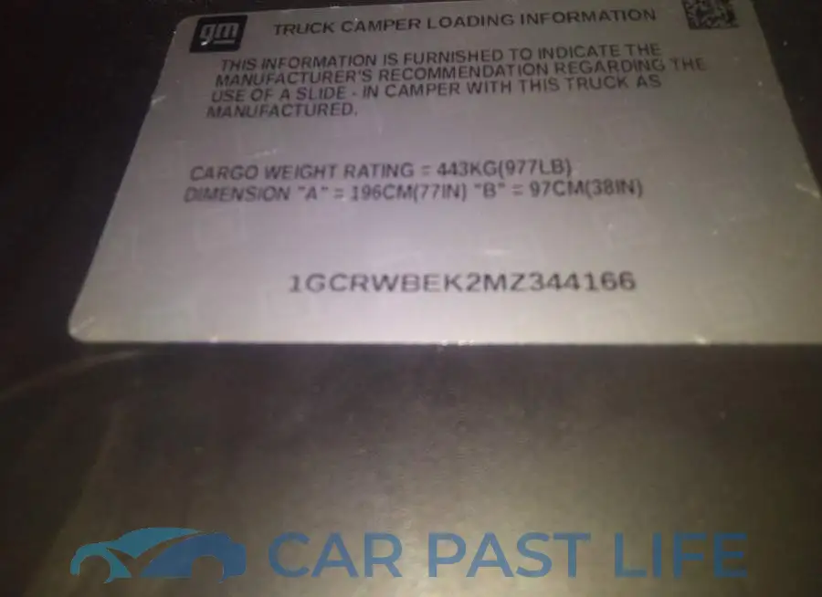 1GCRWBEK2MZ344166# 9
