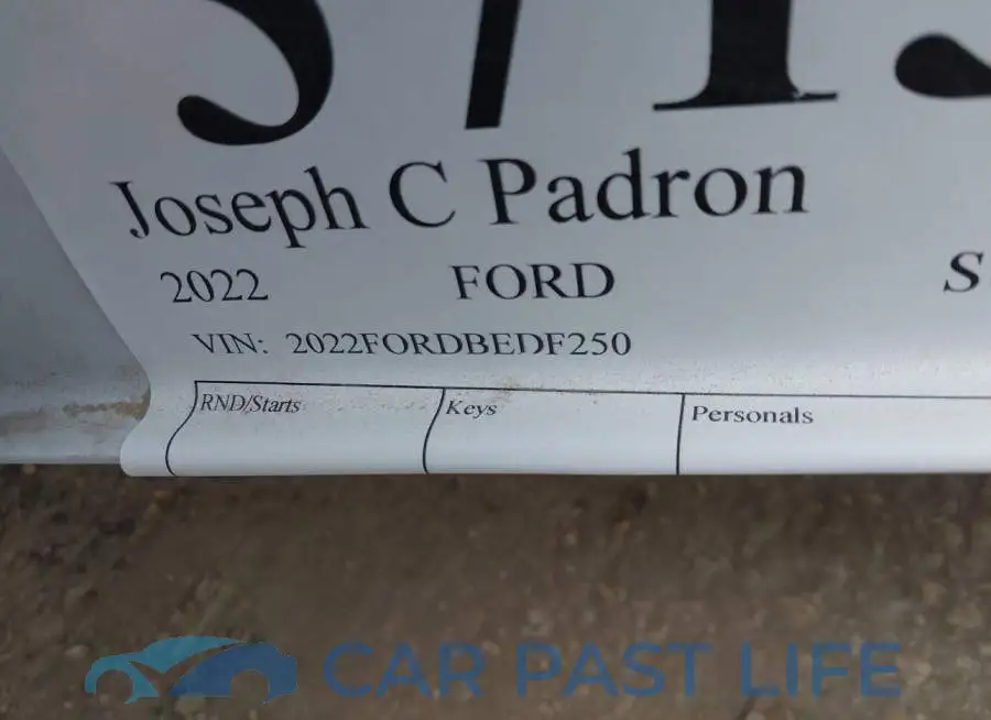 2022FORDBEDF250# 9
