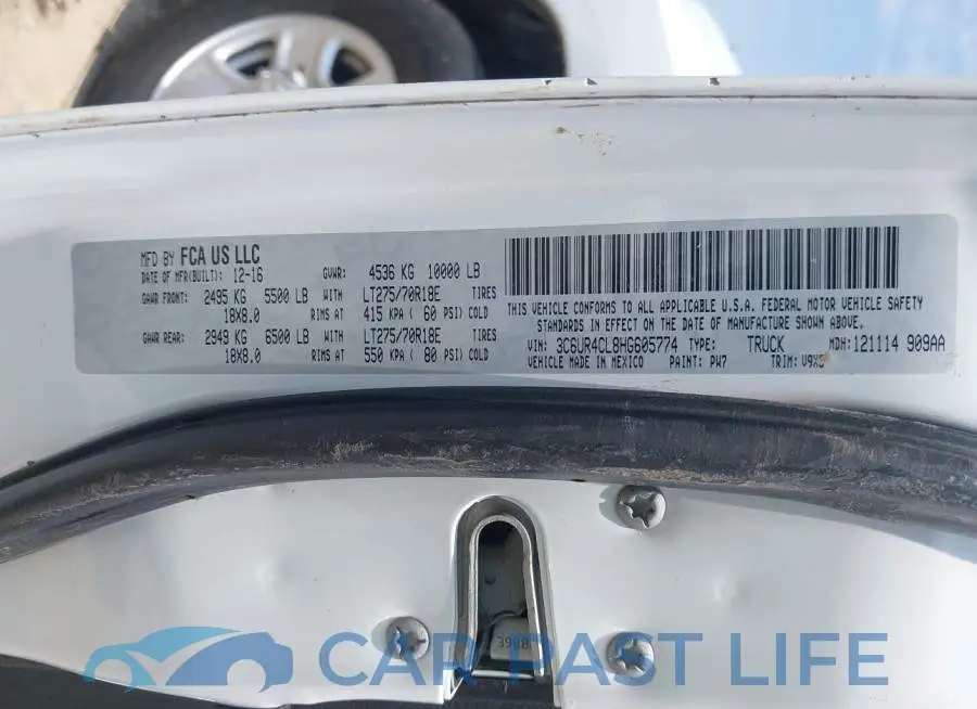 3C6UR4CL8HG605774# 9