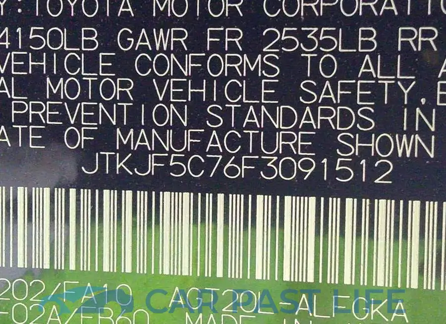 JTKJF5C76F3091512# 9