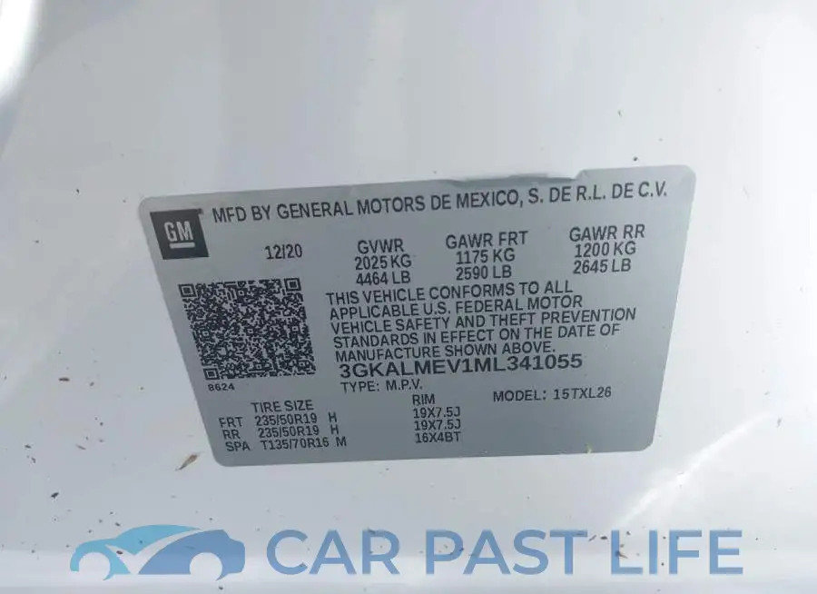 3GKALMEV1ML341055# 9