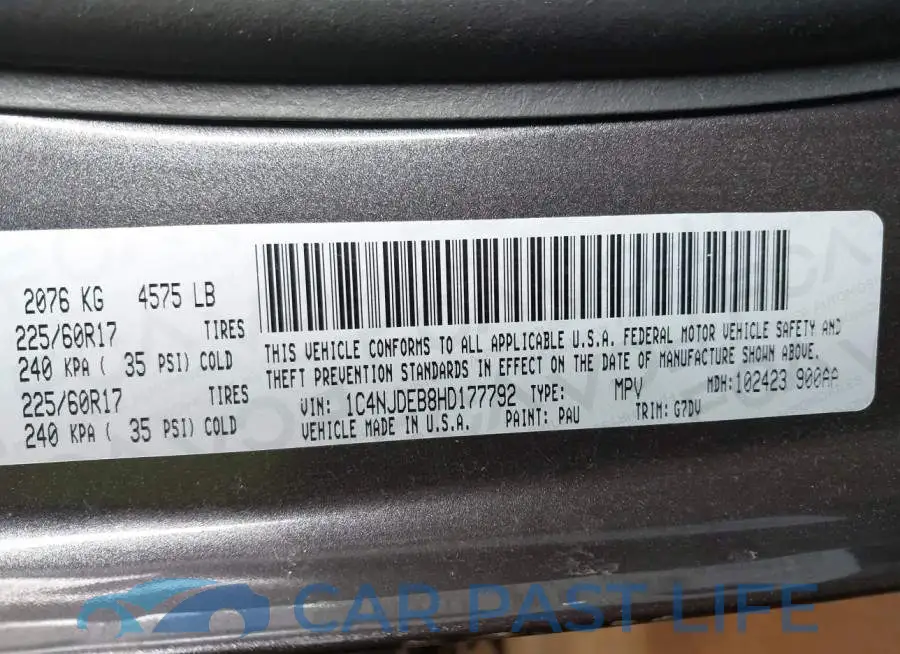 1C4NJDEB8HD177792# 9
