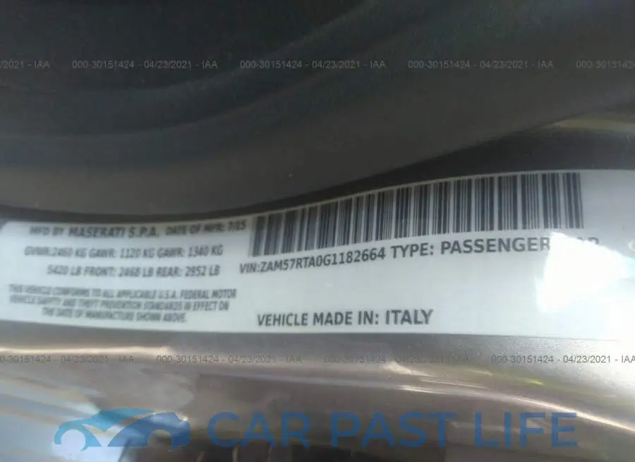 ZAM57RTA2G1182648# 9