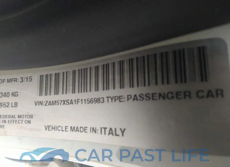 ZAM57XSA1F1156983# 9