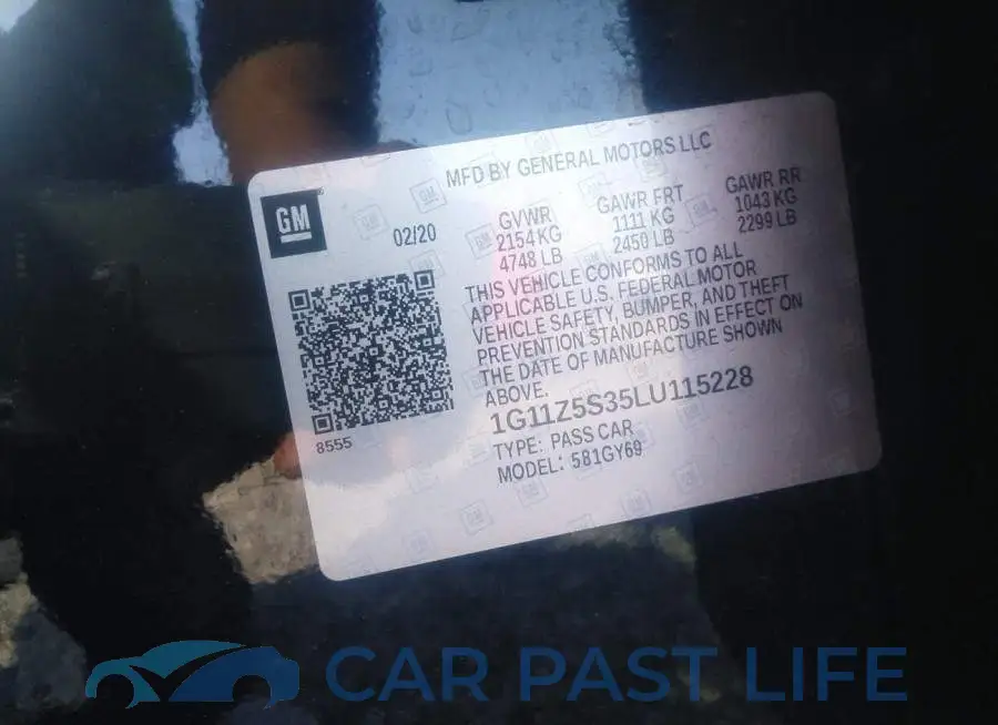1G11Z5S35LU115228# 9