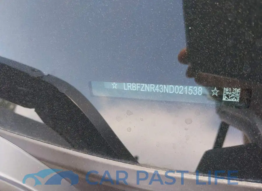 LRBFZNR43ND021538# 9