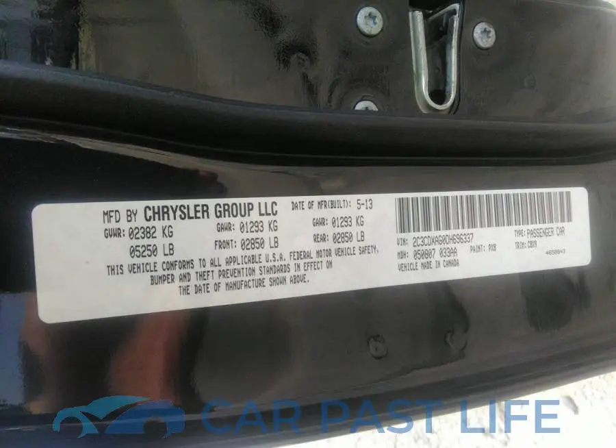 2C3CDXAG0DH696337# 9