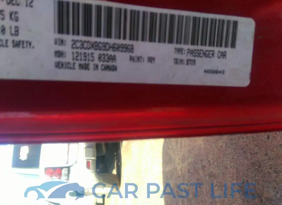 2C3CDXBG9DH609968# 9