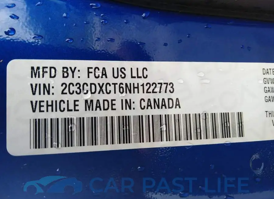 2C3CDXCT6NH122773# 9
