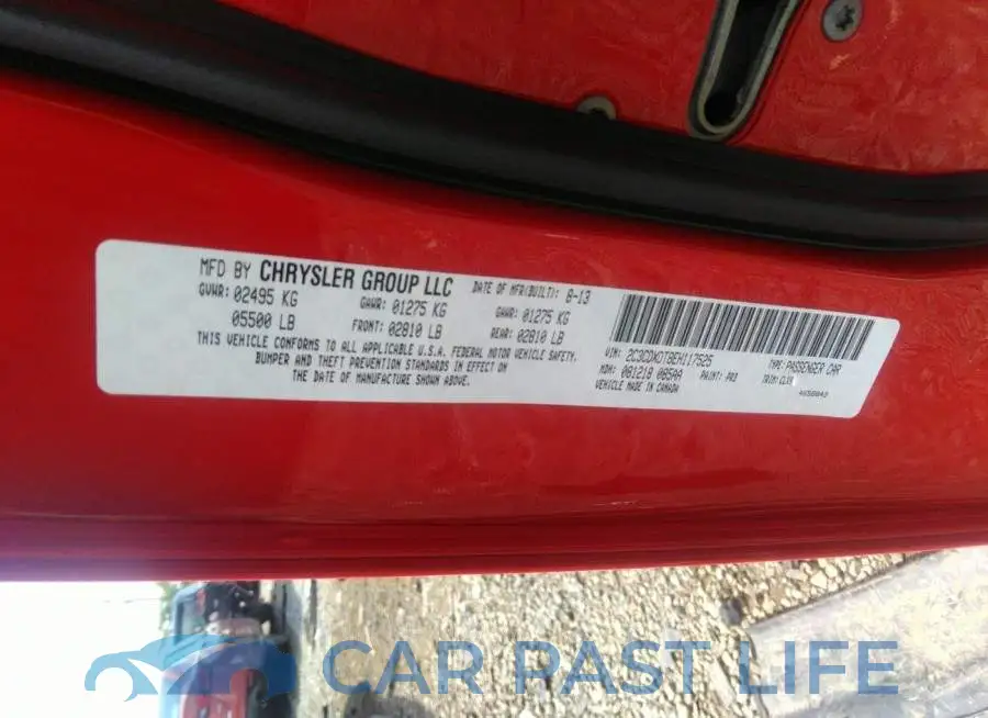 2C3CDXDT8EH117525# 9