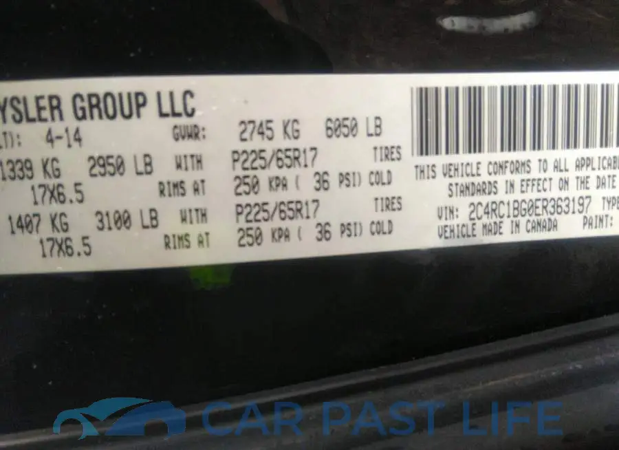 2C4RC1BG0ER363197# 9