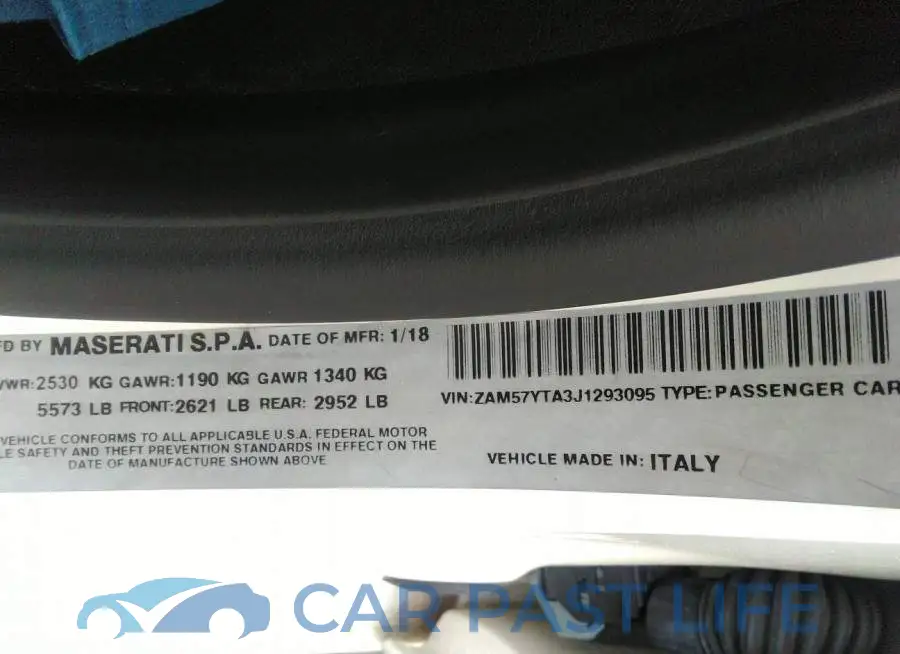 ZAM57YTA3J1293095# 9