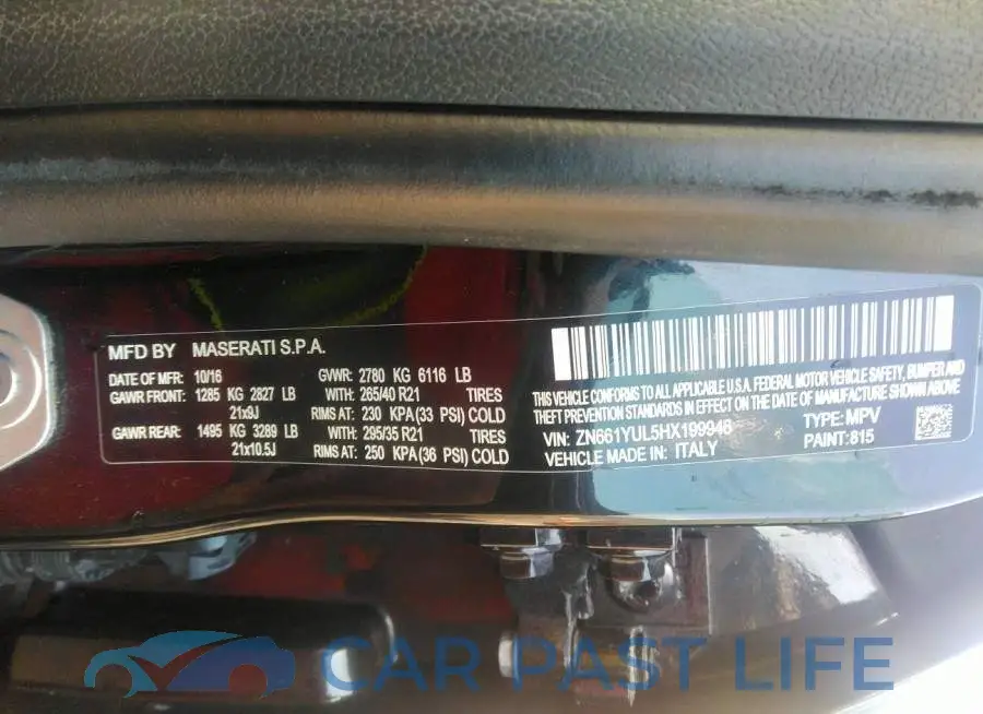 ZN661YUL5HX199946# 9