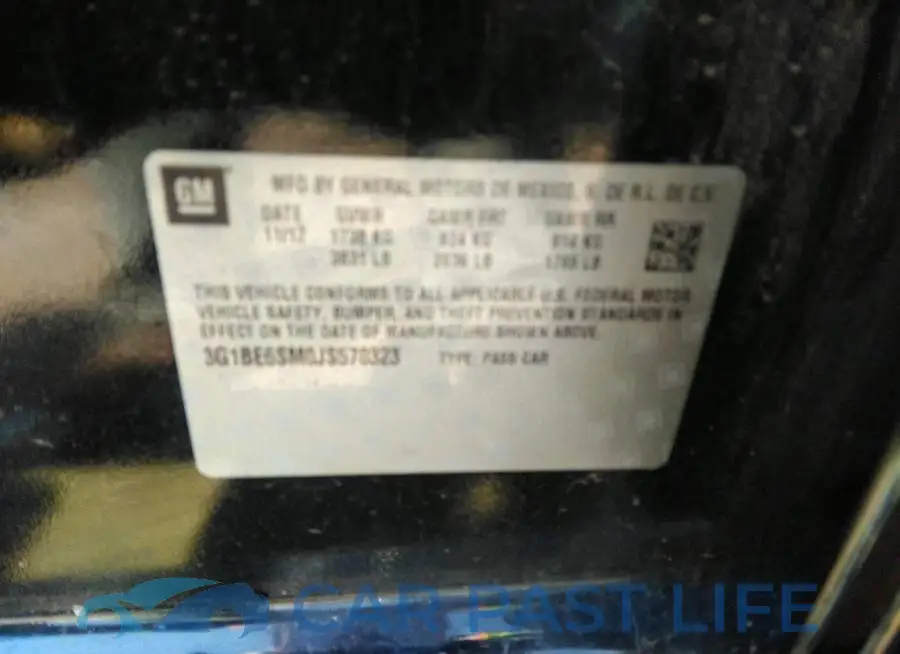 3G1BE6SM0JS570323# 9