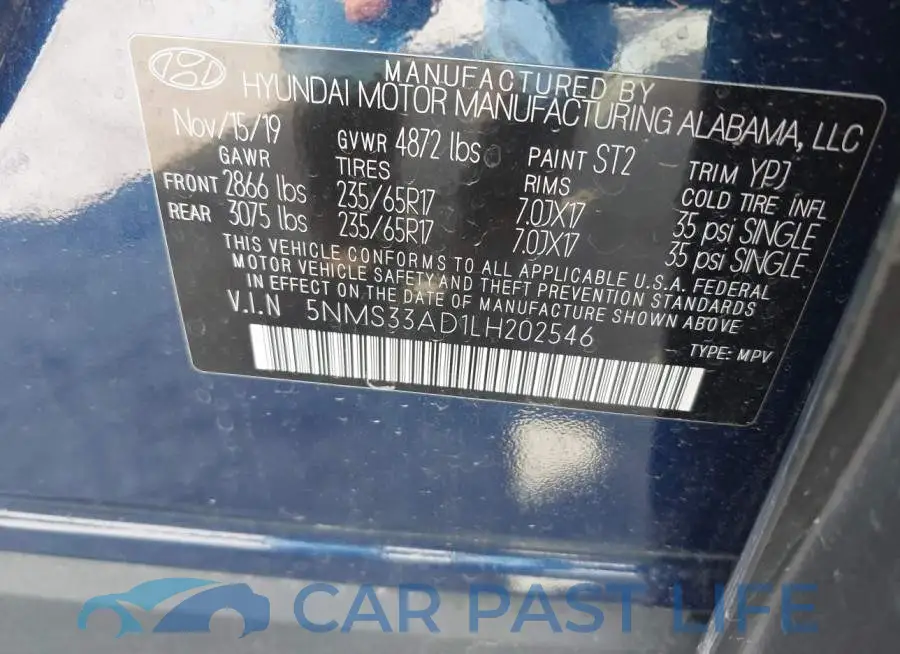 5NMS33AD1LH202546# 9