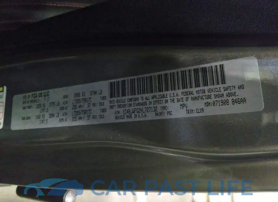 1C4BJWFG2HL727132# 9