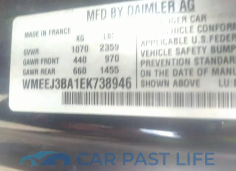 WMEEJ3BA1EK738946# 9