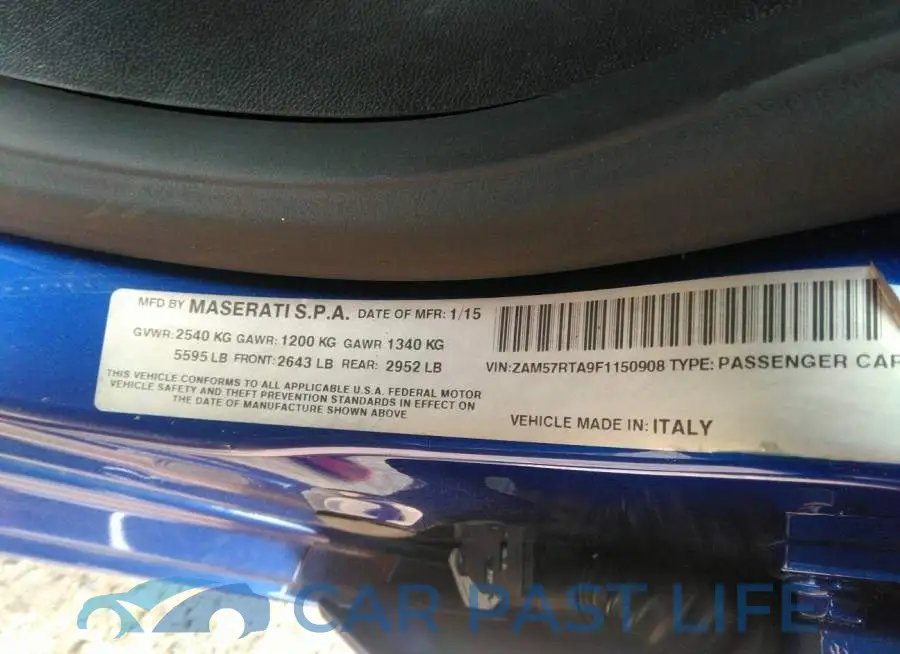 ZAM57RTA9F1150908# 9