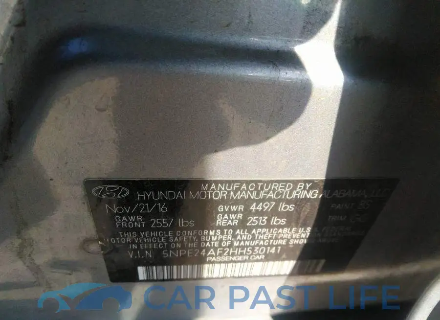 5NPE24AF2HH530141# 9