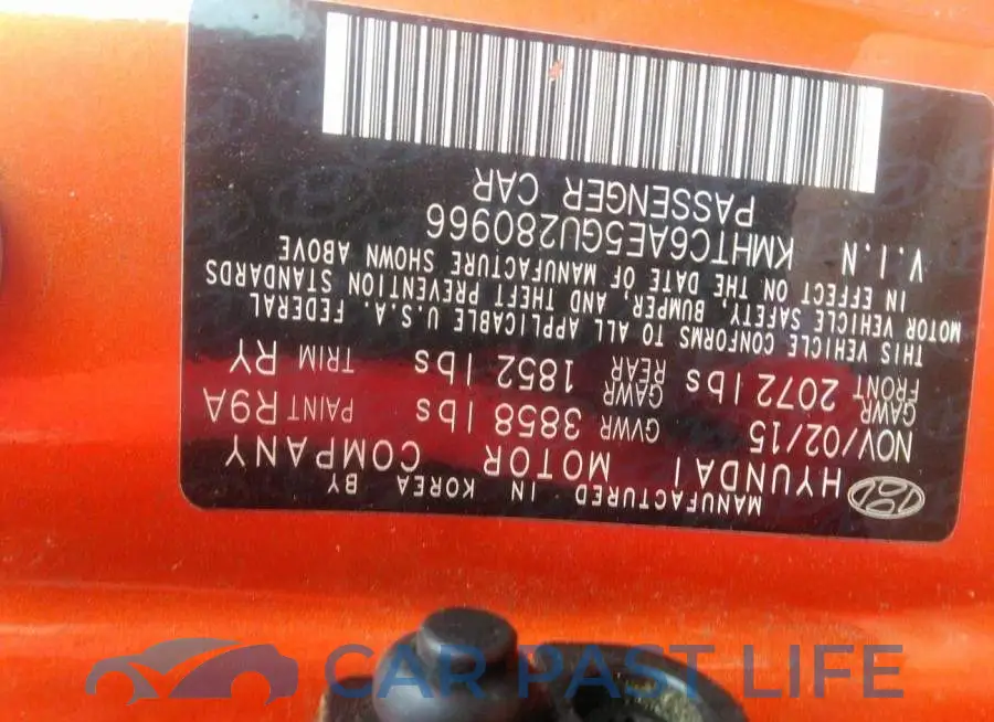 KMHTC6AE5GU280966# 9