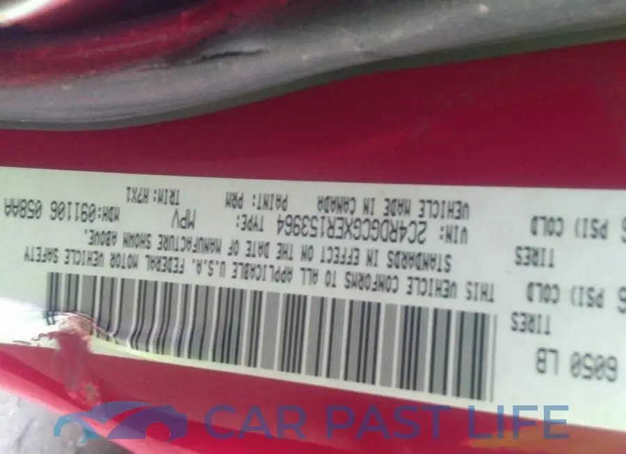 2C4RDGCGXER153964# 9