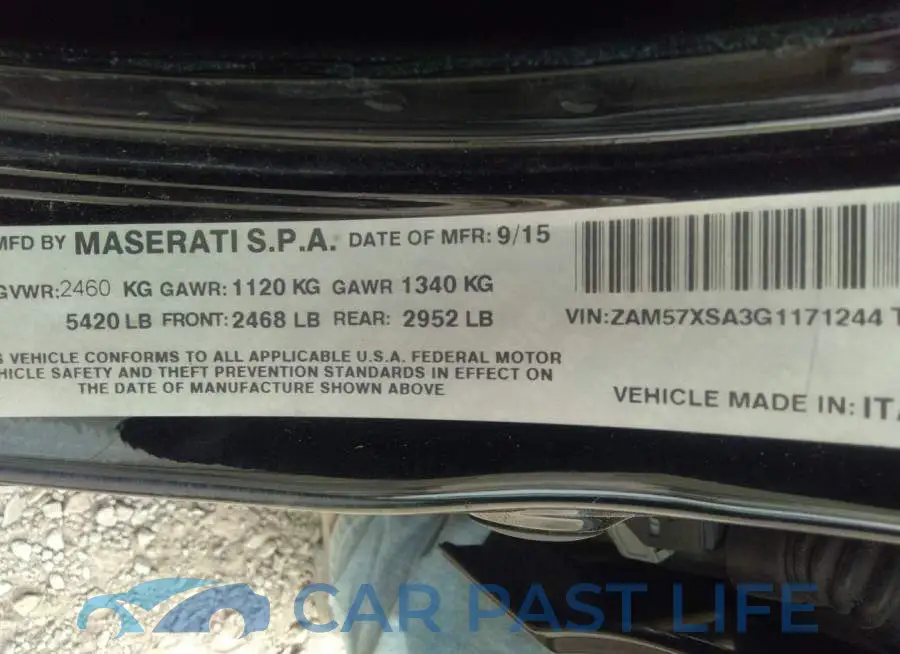 ZAM57XSA3G1171244# 9