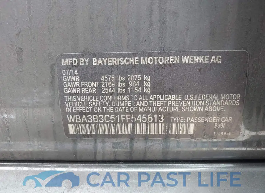 WBA3B3C51FF545613# 9