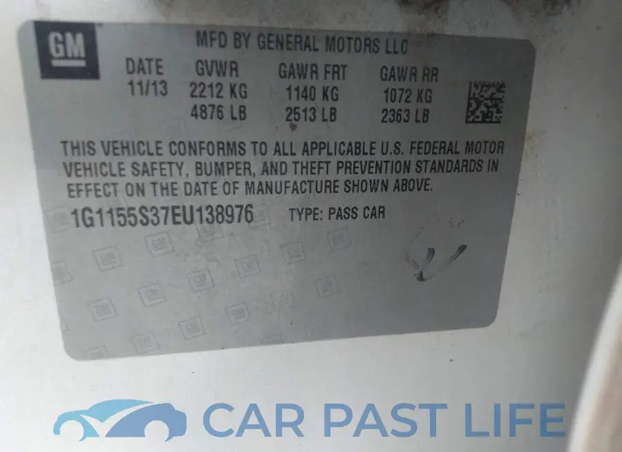 1G1155S37EU138976# 9