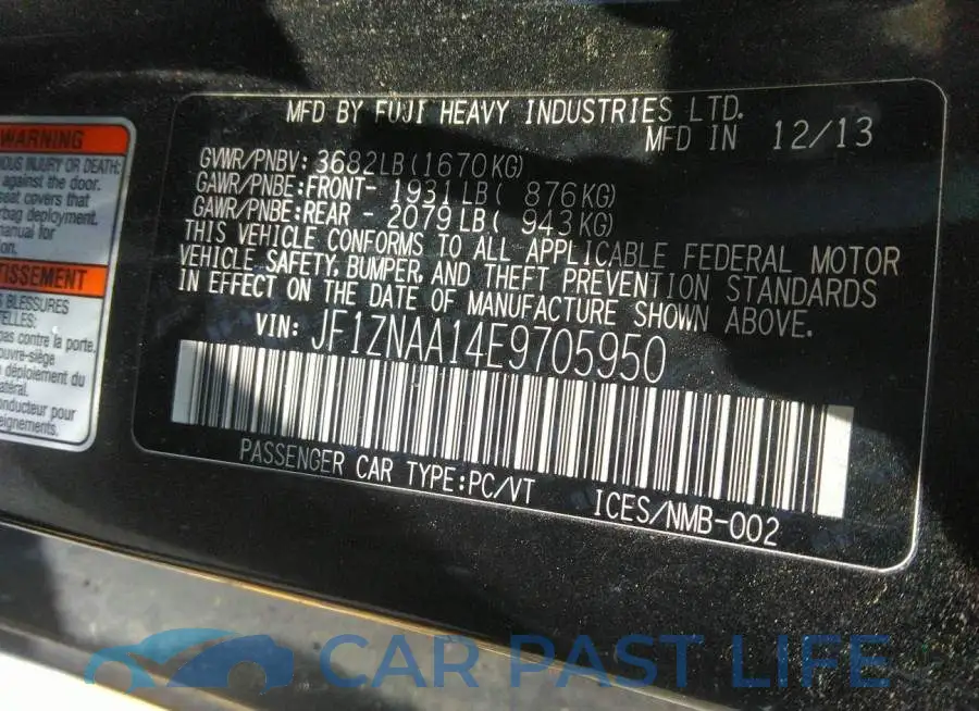 JF1ZNAA14E9705950# 9