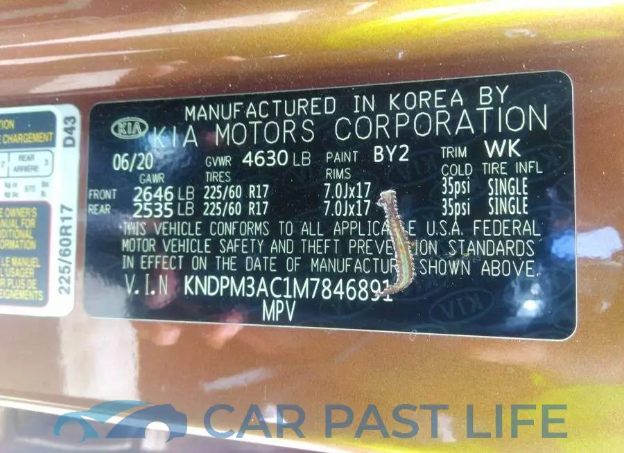 KNDPM3AC1M7846891# 9