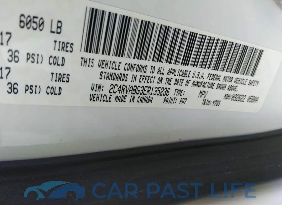 2C4RVABG3ER135236# 9