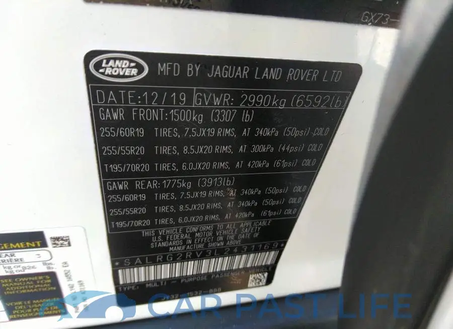 SALRG2RV3L2431169# 9