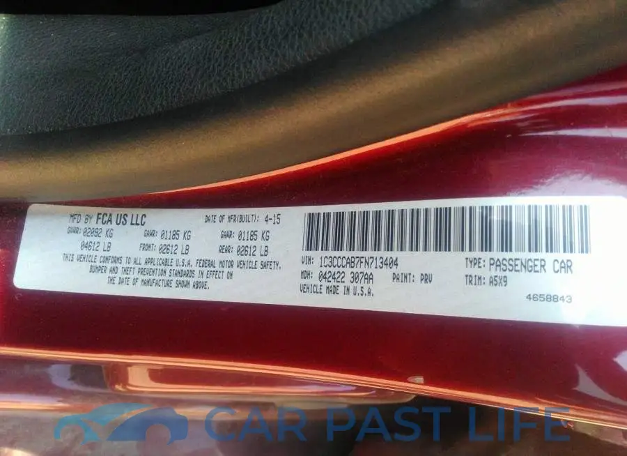 1C3CCCAB7FN713404# 9