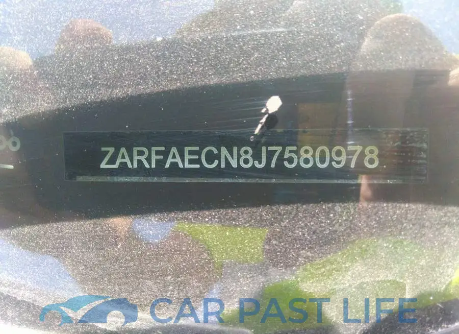 ZARFAECN8J7580978# 9