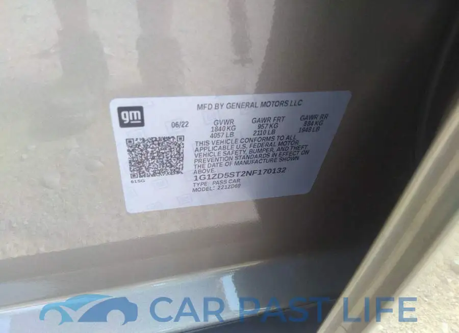 1G1ZD5ST2NF170132# 9