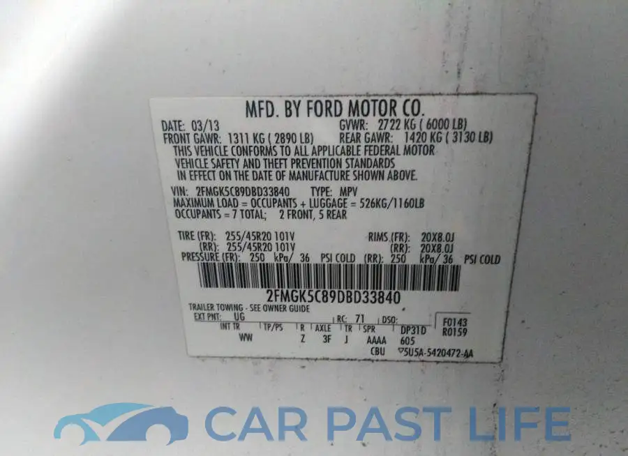2FMGK5C89DBD33840# 9