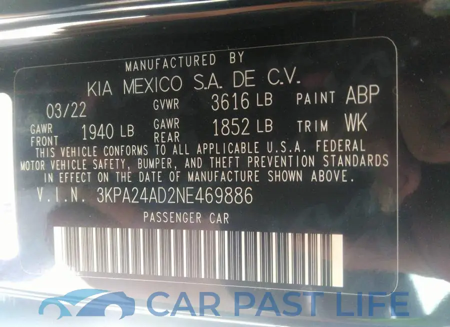3KPA24AD2NE469886# 9