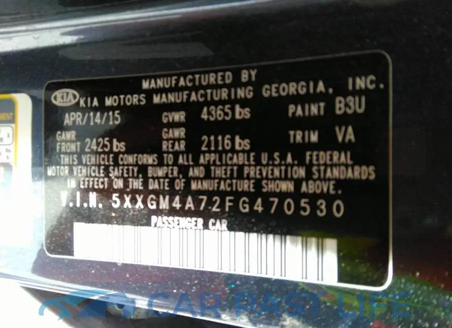 5XXGM4A72FG470530# 9