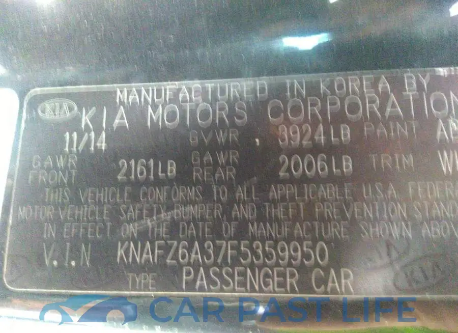 KNAFZ6A37F5359950# 9
