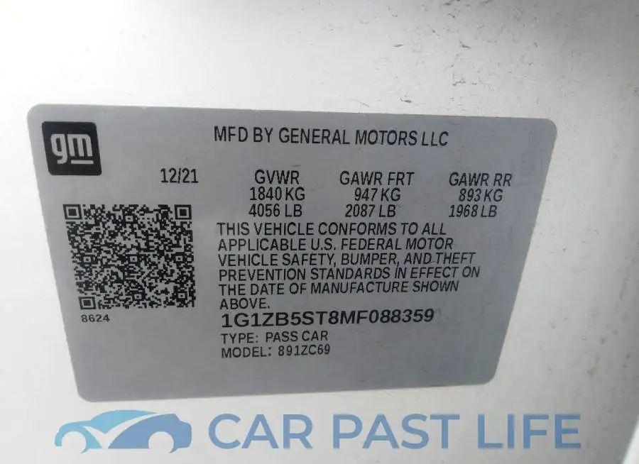 1G1ZB5ST8MF088359# 9