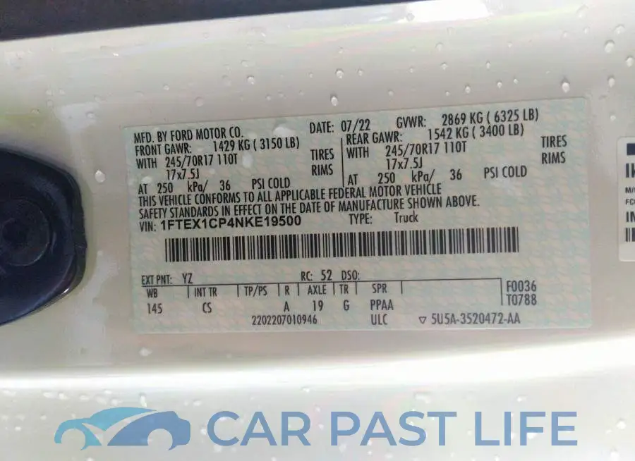 1FTEX1CP4NKE19500# 9