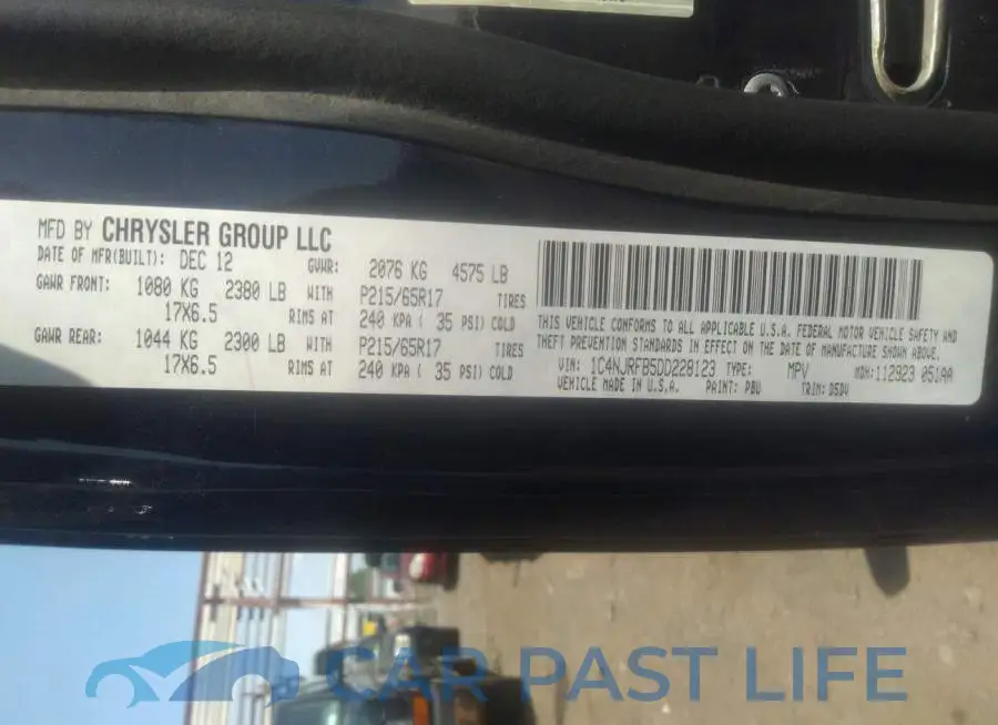 1C4NJRFB5DD228123# 9