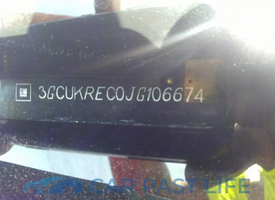 3GCUKREC0JG106674# 9