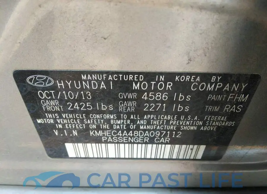 KMHEC4A48DA097112# 9