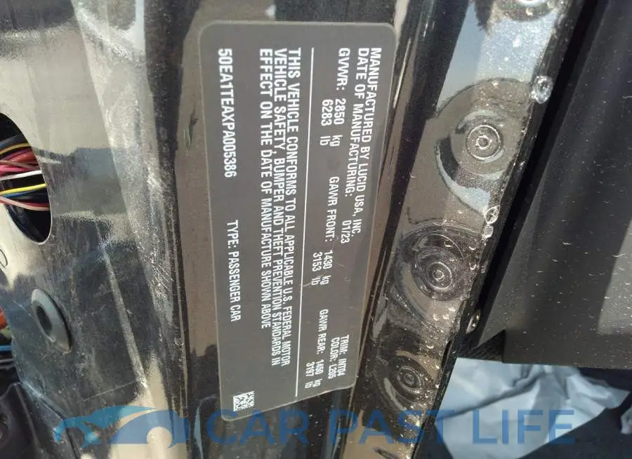 50EA1TEAXPA005386# 9