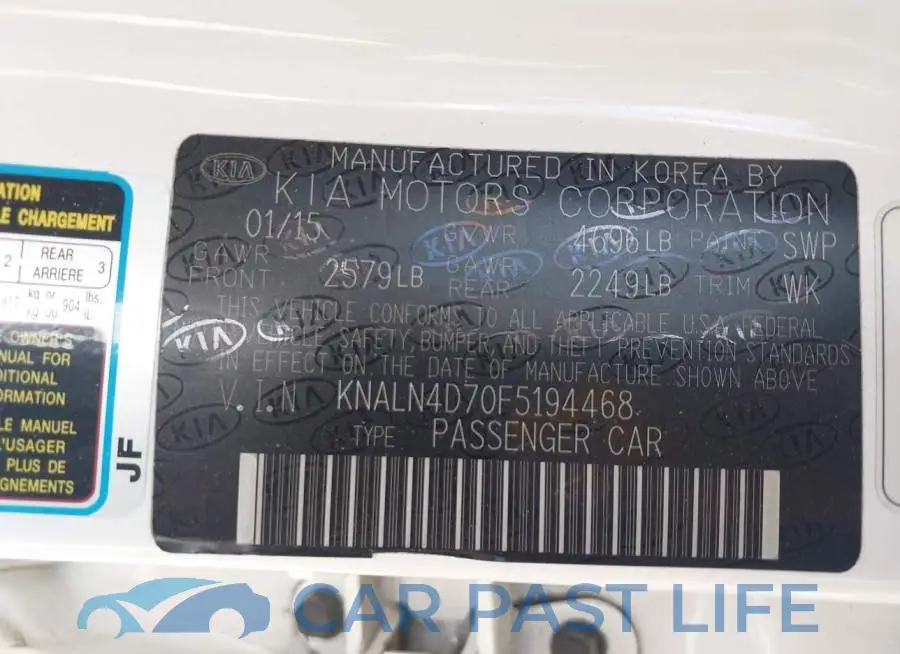 KNALN4D70F5194468# 9
