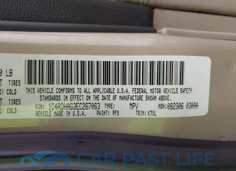 1C4RDHAG3EC267063# 9